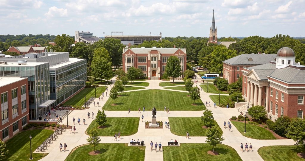 Generic Florida college campus representing student organization hazing law