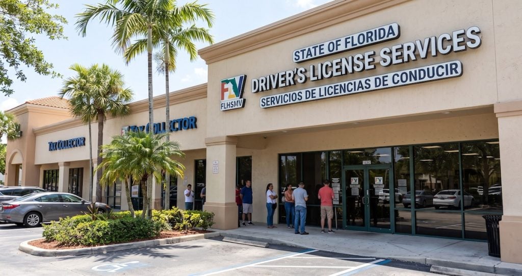 Florida DHSMV office, the agency that enforces habitual traffic offender license revocations