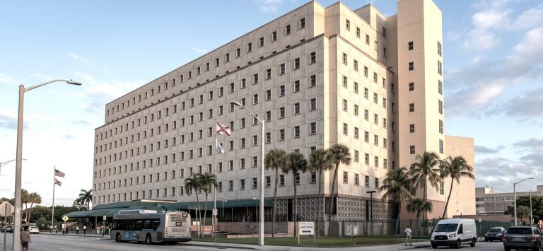 Richard E. Gerstein Justice Building, the criminal courthouse in downtown Miami