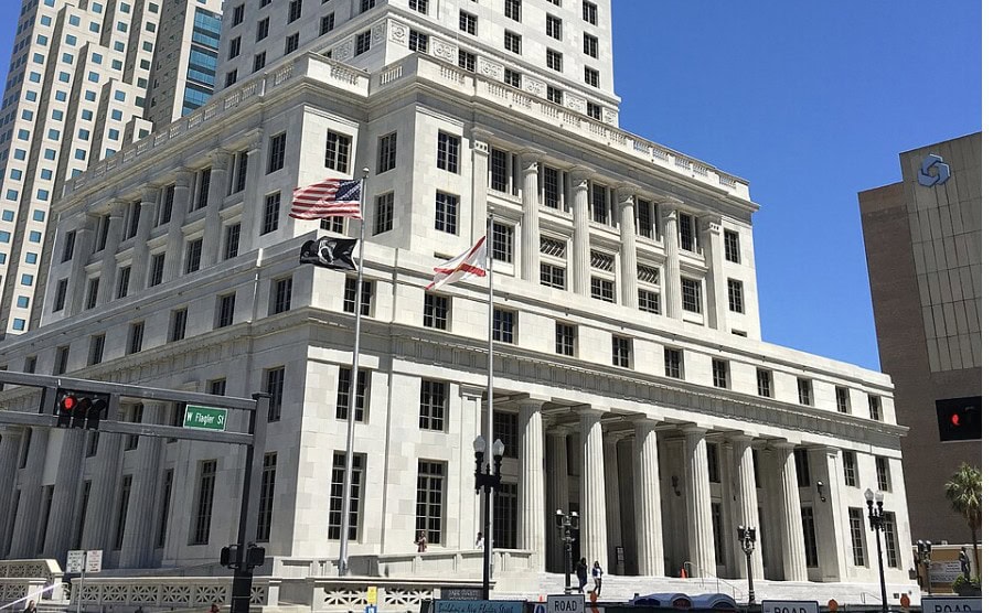 Miami-Dade County Courthouse in downtown Miami, Florida